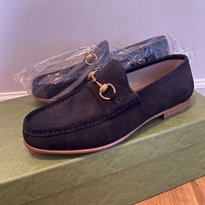 Mens Gucci Suede Loafers